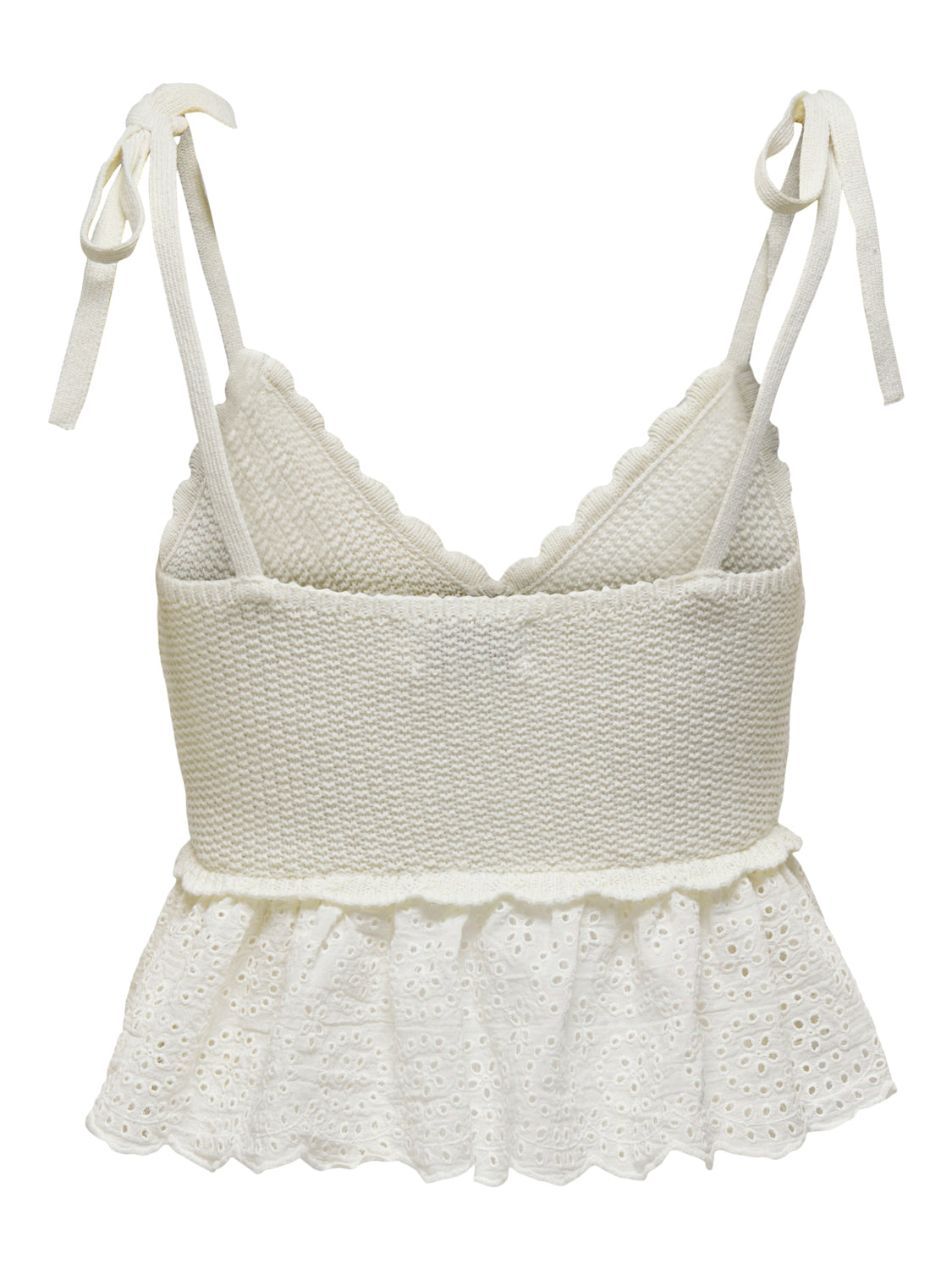 ONLKRISTIN S/L Top - Hvit